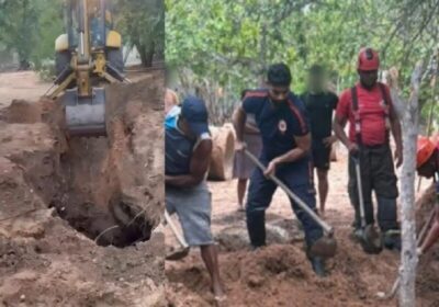 Trabalhador morre soterrado ao remover manilhas de poço em Timon