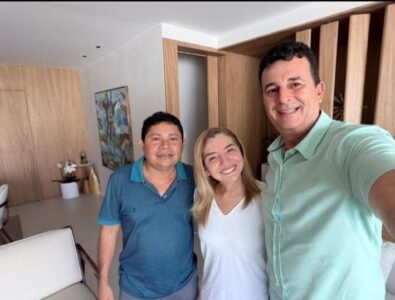 Aliança de Peso: Plácido Holanda e Carlos Alberto oficializam apoio à Iracema Vale em Santa Luzia do Paruá