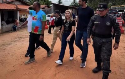 Iracema Vale acompanha buscas por crianças desaparecidas