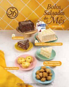 Abacaxi com Leite Condensado e Chocomoça®️ são os Bolos do Mês da…