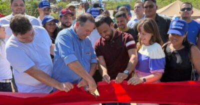 SEXTOUUU: Brandão e prefeito Edilson entregam ponte, sistema de água, veículos e vistoria de obras em Palmeirândia