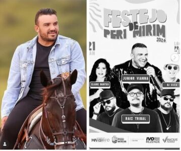 Prefeito Heliezer não paga cantor e show de Júnior Vianna é cancelado em Peri-Mirim