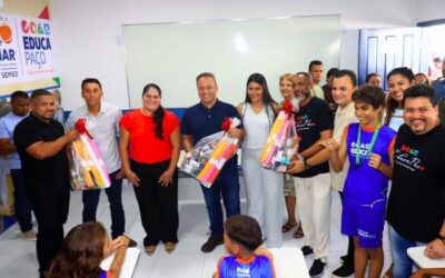 Fred Campos inicia entrega de obras no aniversário de Paço do Lumiar