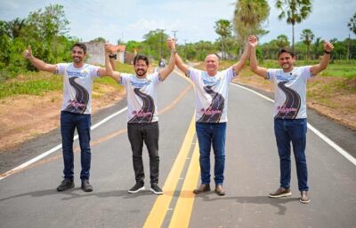 Juscelino Filho participa de inaugurações em Cajapió