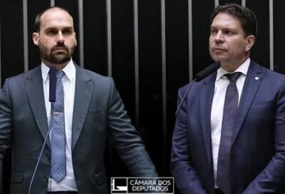 Presidente Hugo Motta cassa Eduardo Bolsonaro e Ramagem em decisão da Mesa Diretora