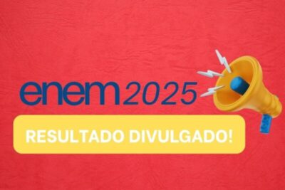 Enem 2025: resultado já está disponível
