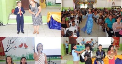 V SARAU LITERÁRIO ENCERRA O PRIMEIRO SEMESTRE LETIVO NO MUNICIPIO DE URBANO SANTOS