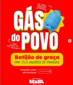 Programa Gás do Povo do Governo Lula chega a São Luís