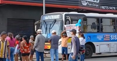 Protesto contra reintegração trava Estrada de Ribamar