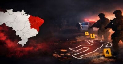 Nordeste tem 53 das 100 cidades mais violentas em 2025