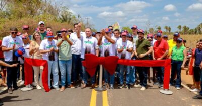 DO MARANHÃO Brandão entrega estrada de Santana em São João Batista e vistoria Travessia da Baixada A…
