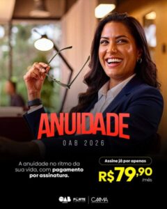 OAB/MA lança anuidade 2026 com pagamento no cartão sem comprometer limite