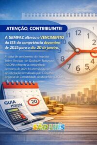 CRC em Pauta! Alívio no caixa e articulação nos bastidores: ISS de dezembro tem prazo ampliado em São Luís