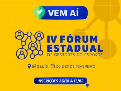 Sedel vai abrir inscrições para fórum que discutirá políticas públicas esportivas no Maranhão