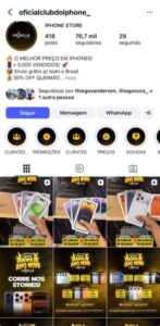 Loja fake aplica golpes na venda de celulares; clientes pagam e são bloqueados