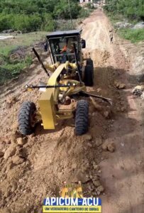 Apicum-Açu vive canteiro de obras e Prefeitura inicia terraplanagem na Rua do Aterro