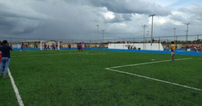 Prefeito Fellipe Marreca inaugura Areninha no Conjunto Milton Amorim em Itapecuru Mirim/MA