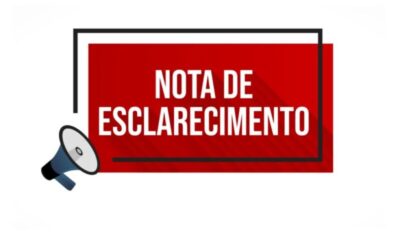 Nota de esclarecimento…