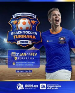 Apicum-Açu – Copa dos Campeões de Beach Soccer movimenta Turirana em 2026
