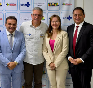 Josimar Maranhãozinho, Detinha e Weverton Rocha se reúnem com o Ministro da Saúde em Brasília em busca de investimentos para o Maranhão