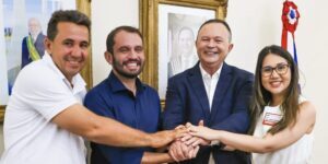 Prefeito Fernando Pessoa e Bruna Pessoa se reúnem com governador Carlos Brandão para fortalecer parcerias em favor de Tuntum e Região