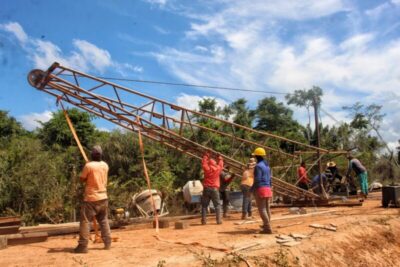 Prefeitura de Godofredo Viana inicia construção da nova Ponte do Guarim