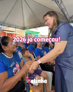 Deputada Detinha inicia 2026 com agenda ativa e reforça compromisso com o Maranhão