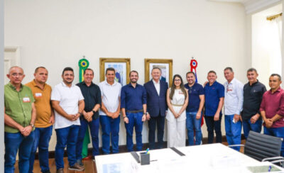 Governador Carlos Brandão recebe prefeito Fernando Pessoa, vice Nelson do Nanxi, Bruna Pessoa e vereadores de Tuntum e anuncia novos investimentos