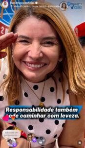 Dedicada, competente , alegre, em ascensão o tempo inteiro, de grupo, acessível, INDISPENSÁVEL PARA O SUCESSO DAS ELEIÇÕES 2026