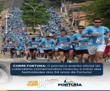 Corre Fortuna celebra os 64 anos do município com esporte, integração e grande participação popular