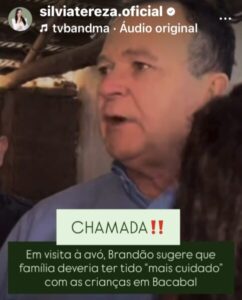 PALAVRA DE CONFORTO – Em visita à avó, Brandão sugere que família deveria ter tido “mais cuidado” com as crianças em Bacabal
