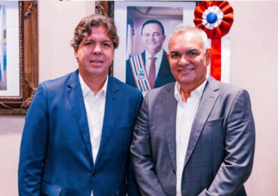 Ao lado de Brandão e do ministro das Comunicações, Júnior Viana participa do lançamento do Novo PAC no Maranhão