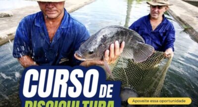 Prefeitura de São Roberto abre inscrições para curso de piscicultura