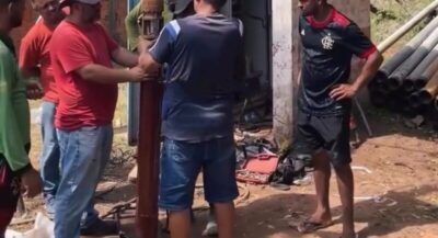 Prefeito Didi Moita acompanha solução de problema técnico em poço principal de Lago dos Rodrigues