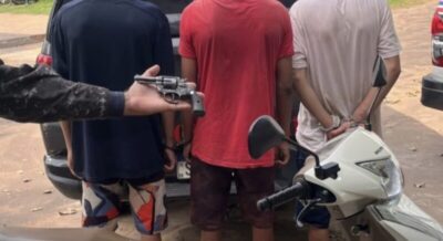 Três adolescentes são presos suspeitos de assalto à mão armada em Pedreiras