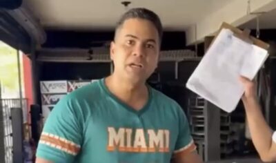 Ex-prefeito desacata servidores e recusa notificação por consumo de animal silvestre