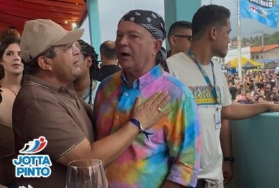 Jota Pinto e a esposa Vereadora Concita Pinto participam da abertura do primeiro dia do #CircuitoVemProMar