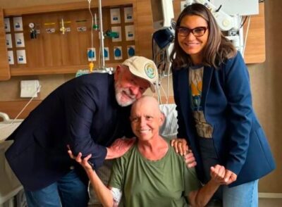 Lula e Janja visitam Roseana Sarney no Hospital Sírio-Libanês