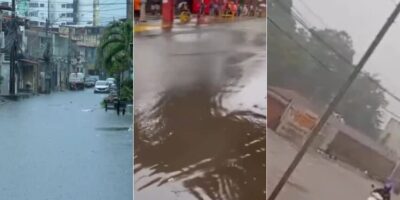 Braide exalta drenagem na região do Lítero, mas chuva volta a alagar São Luís