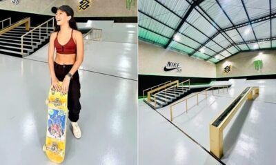 Mansão da atleta maranhense Rayssa em Imperatriz Leal tem pista de skate exclusiva