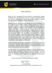 Deputado Guilherme Paz reafirma confiança na Justiça e repudia prejulgamentos em meio a especulações