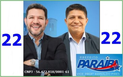 Paraíba, Segue junto, unido e firme com seu vice Edinaldo