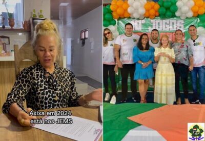 Prefeita Sônia Campos, assina o termo de adesão para o município de Axixá participar do JEMs 2024