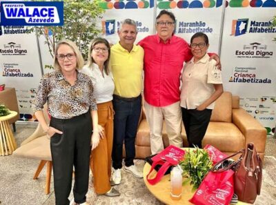 Prefeito de Icatu, Walace, participa do lançamento do compromisso nacional Criança Alfabetizada e Programa Maranhão Alfabetizado