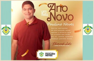 Prefeito Raimundo Lídio, emite mensagem desejando a todos um feliz ano novo