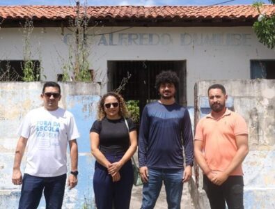 Prefeitura de Paulino Neves, recebe a visita do engenheiro da SEDUC/MA