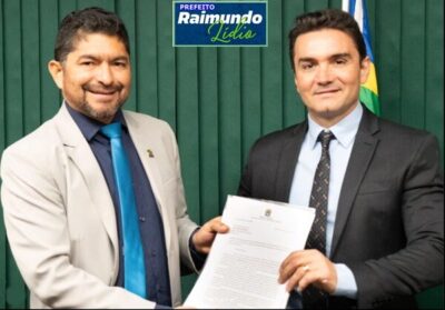 Prefeito Raimundo Lidio, é recebido em Brasília, pelo ministro do turismo e a senadora Ana Paula