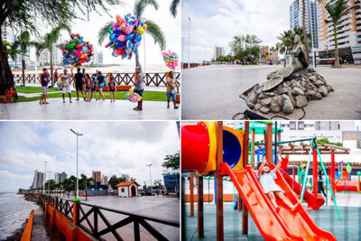 Brandão entrega Praça do Sol revitalizada na Ponta d’Areia