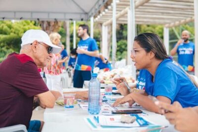 No Dia Mundial do AVC, Governo reforça orientação sobre medidas para prevenir a doença em ação no Parque do Rangedor