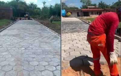 Em Rosário, Avançam as obras no povoado de Nambuaçu de Cima pela gestão Calvet Filho